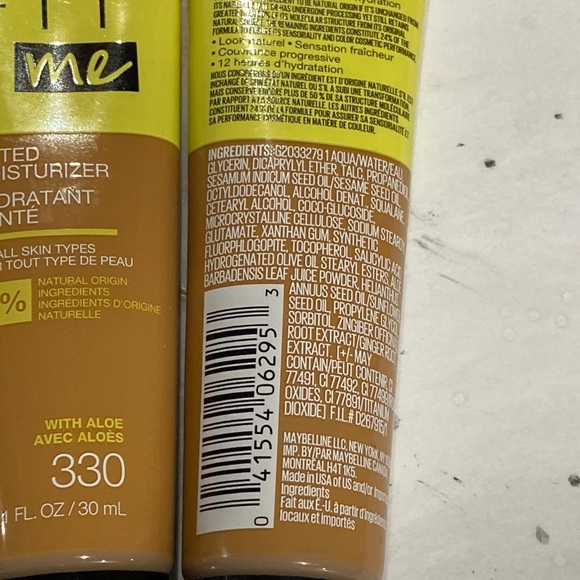 4 Maybelline Fit Me Tinted Moisturizer w/aloe Natural Coverage Face Makeup # 330 - Picture 4 of 4